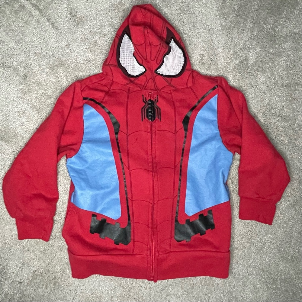 Marvel Spider-Man Costume Fleece Jacket Size: XS